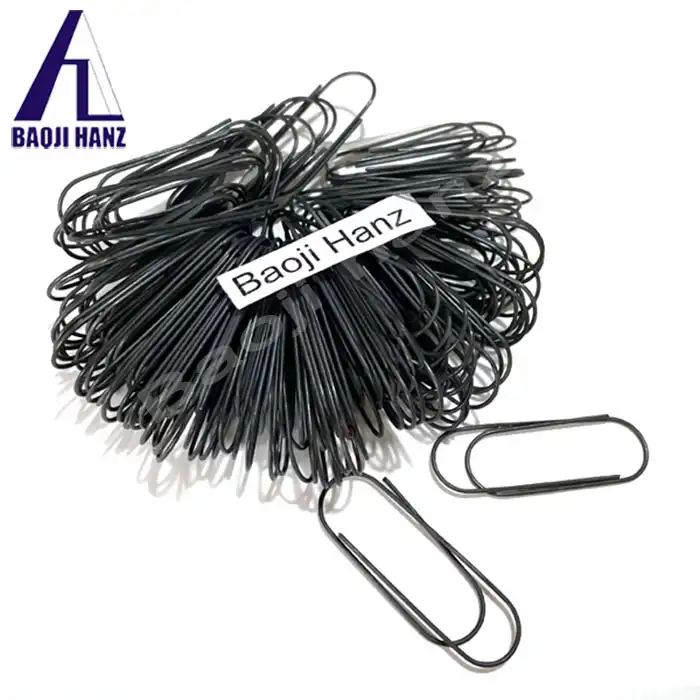 nitinol metal paper clip