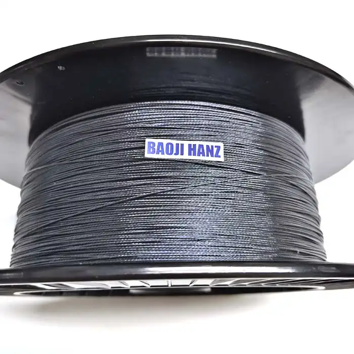 Superelastic titanium nickel wire rope