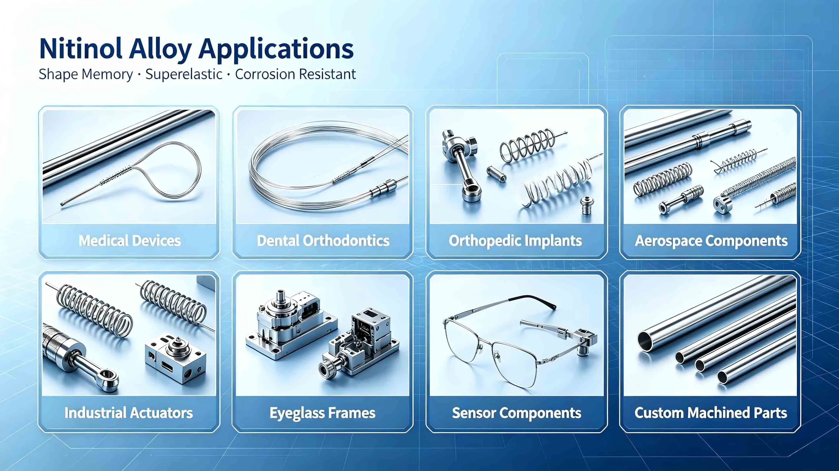 0.2 mm nitinol shape memory sheet